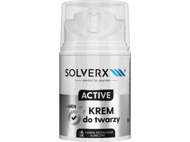 Solverx Men Acitve Face Cream 50Ml&Amp