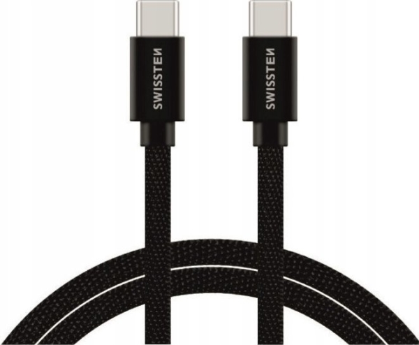 Usb-Kabel Swissten Universal-Kabel Swissten Usb-C 3.1, 1,2 M, Schwarz