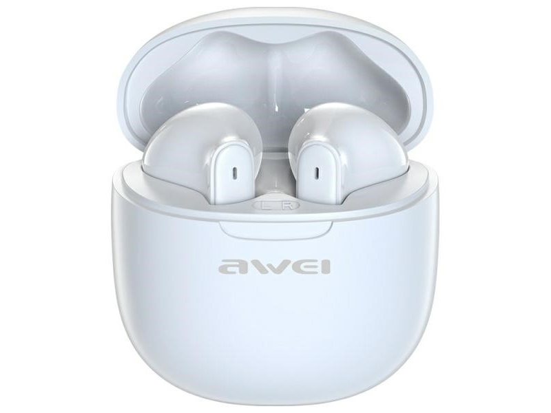 Awei Ausinės Bluetooth 5.3 T68 Enc Tws Baltos Spalvos