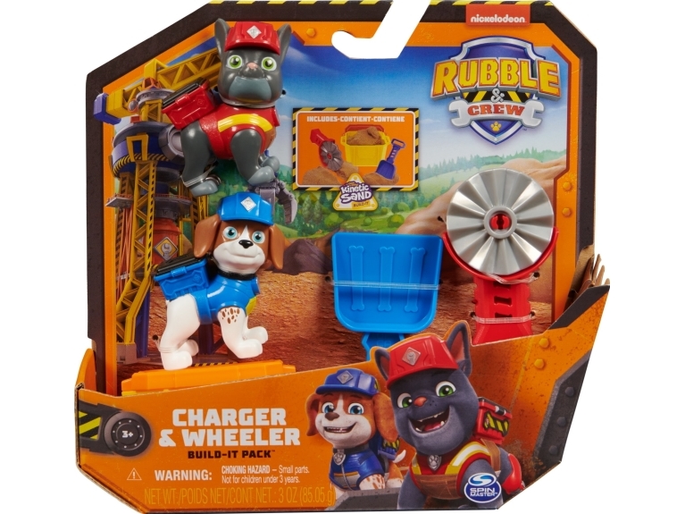 Figurka Usorteret Rubble & Crew Figure 2 Pack - Charger & Wheeler