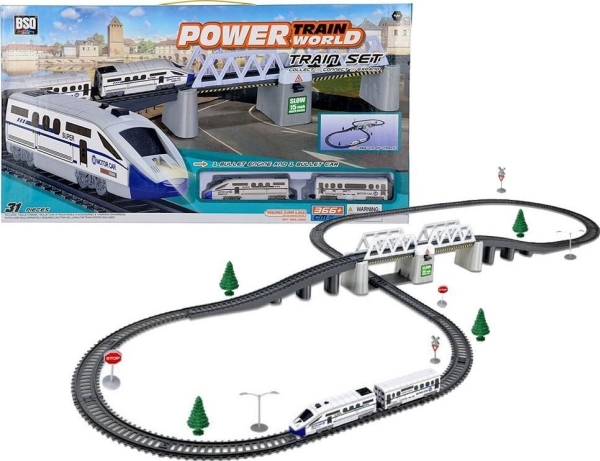 Jokomisiada Elektrische Eisenbahn Moderne Eisenbahn 366Cm (Rc0469)