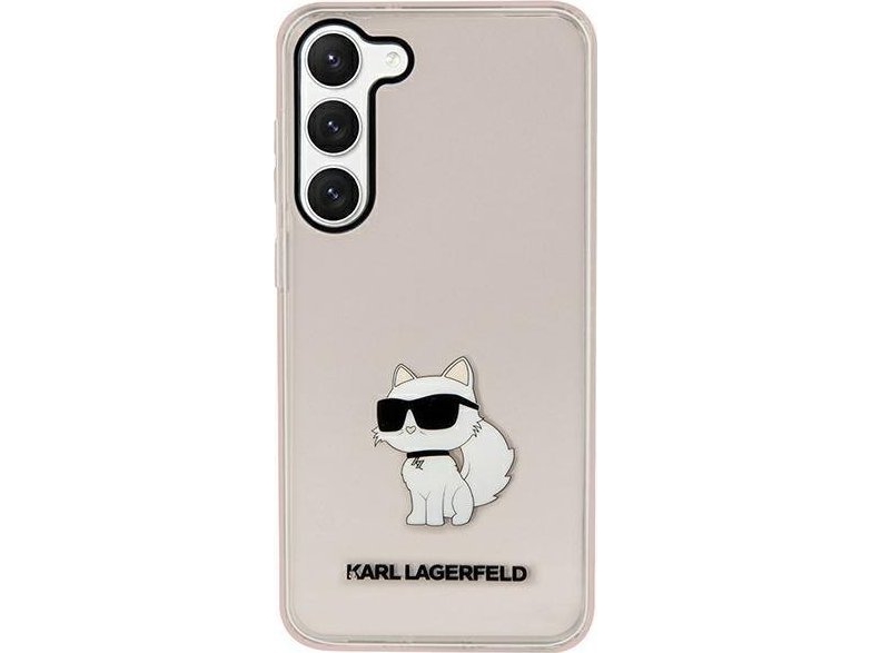 Karl Lagerfeld Fodral Karl Lagerfeld Klhcs23shnchtcp Samsung Galaxy S23 Róowy/pink Hardcase Ikonik Choupette