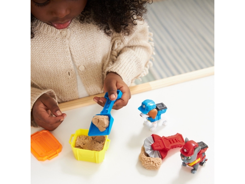 Rubble & Crew Legetøj - Charger & Wheeler m. Kinetisk Sand
