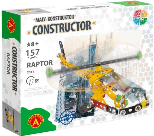 Hubschrauber-Metallbaukasten - Raptor