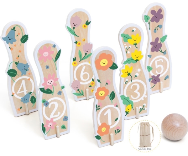 Classic World Flower Bowling set för barn (från 18M) | Leksaker - Spel - Trädgårdsspel | GameStuff