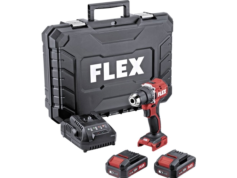 Flex Dd 2G 18,0 Ec Ld/2,5 Set 519049 Akku-Bohrschrauber 2,5 Ah, 5 Ah, 8 Ah Inkl. Zusätzliche Batterie