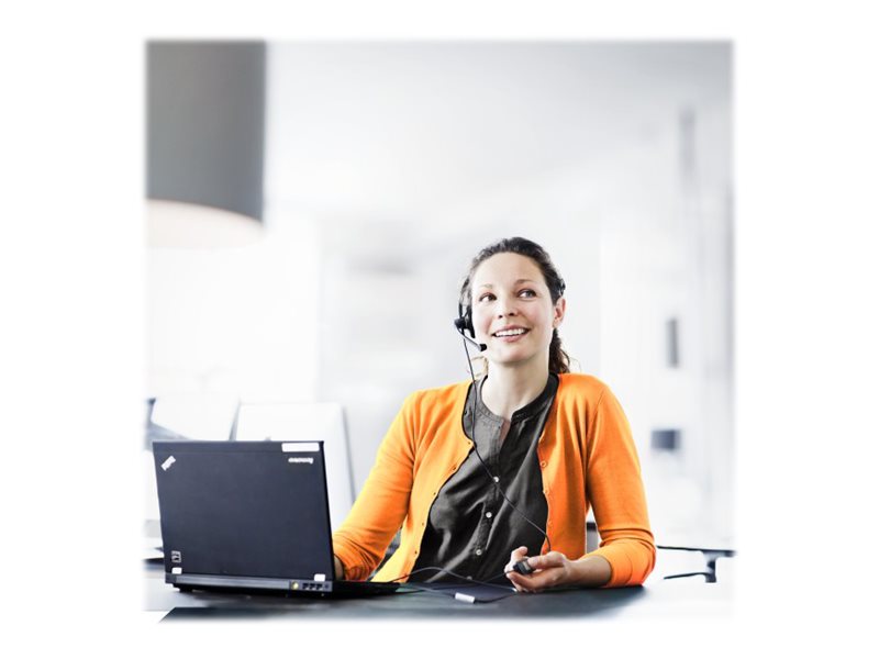 Epos I Sennheiser Impact Sc 30 Usb Ml - Headset - Kopfhörer - Kabling - Usb - Sort Med Orange Farvehighlights