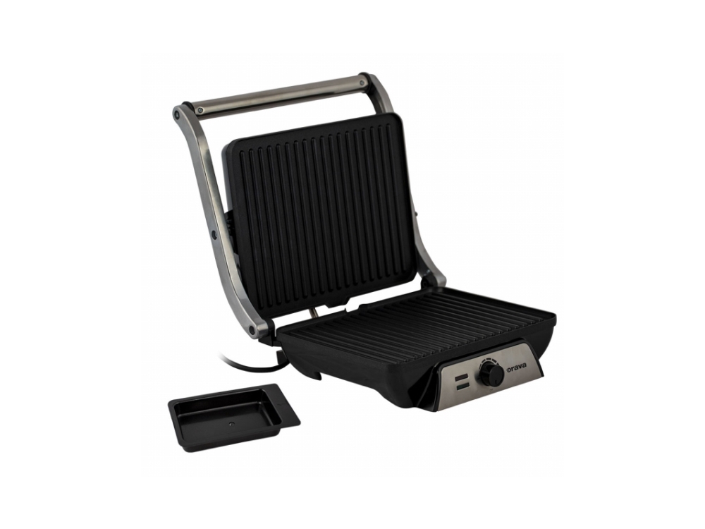 Orava Grillchef4, Schwarz, Edelstahl, 200 °C, 332 Mm, 338 Mm, 136 Mm, 2,7 Kg