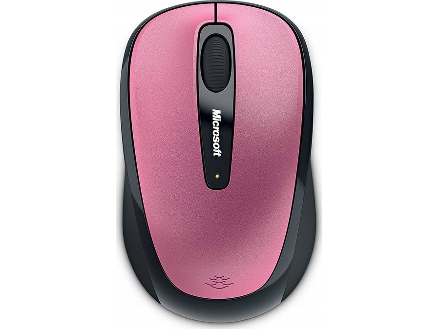 Microsoft Wireless Mobile Mouse 3500 Mus Höger Och Vansterhanta Optisk 3 Knappar Trådlös 2.4 Ghz Trådlös Usb Mottagare Dragon Fruit