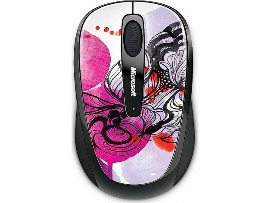 Microsoft Wireless Mobile 3500 Ambidextrous Bluetrack Rf Trådlös 1000 Dpi Multifarg