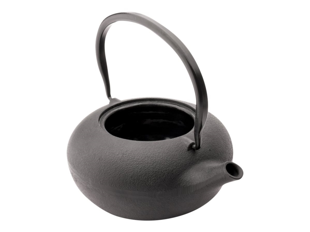 Bredemeijer Shanxi, Einzelne Teekanne, 1000 Ml, Schwarz, Eisenguss, Porzellan, Teefilter, Edelstahl