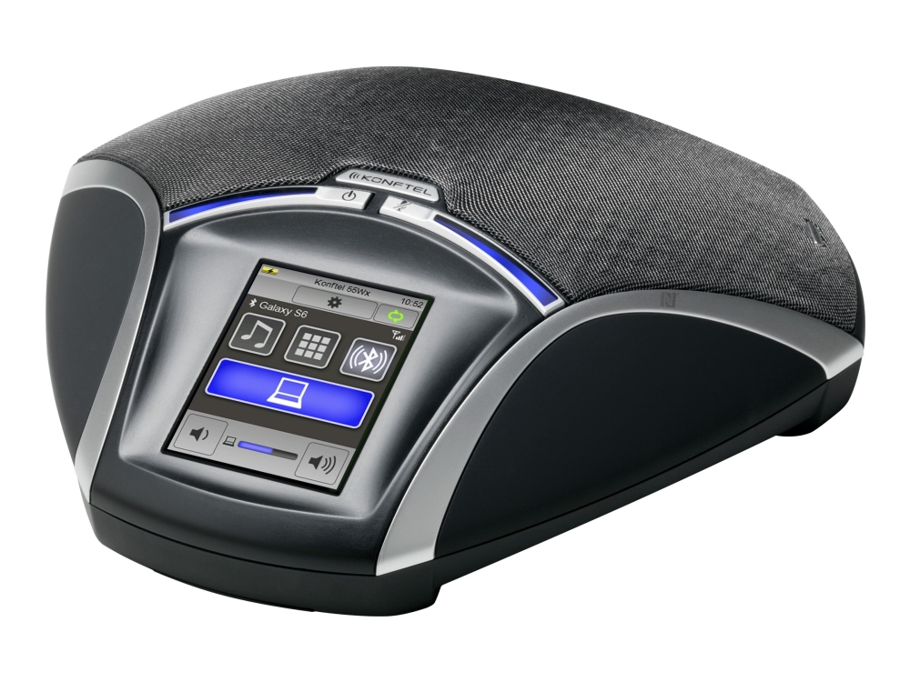 Konftel 55Wx - Bluetooth-konferensenhet för konferenstelefon - silver, lakritssvart - för Konftel 55Wx | Möbler - Tavla & Displays - Videokonferens | GameStuff