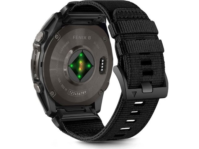 Tech Protect Tech Protect Nylon Classic Garmin Fenix 5 / 6 / 6 Pro / 7 / 8 47 Mm / E Black