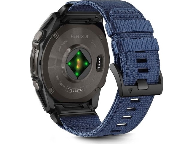 Tech-Protect watch strap Nylon Classic Garmin fenix 5/6/6 Pro/7/8 47mm/E, navy | Sport & Träning - Pulsklockor & Smartwatches - Tillbehör | GameStuff