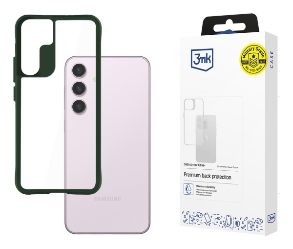 3mk Satin Armor Case Omslag Samsung Galaxy S24 15 8 Cm 6.2  " Grön Transparent