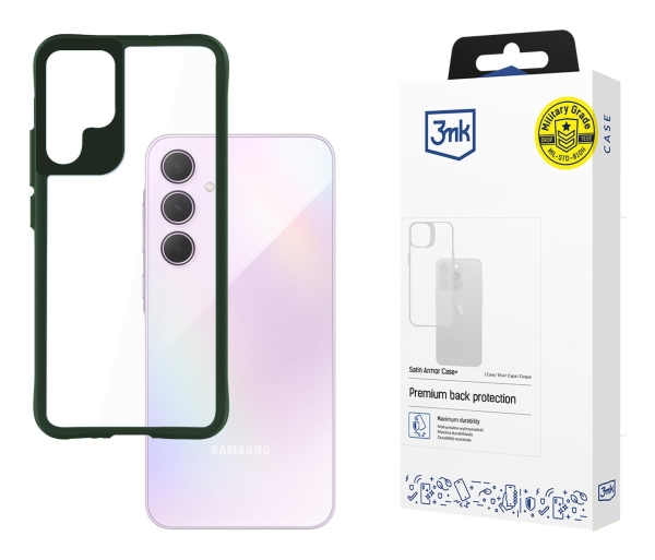 3mk Satin Armor Case Omslag Samsung Galaxy A35 5g 16 8 Cm 6.6  " Grön Transparent