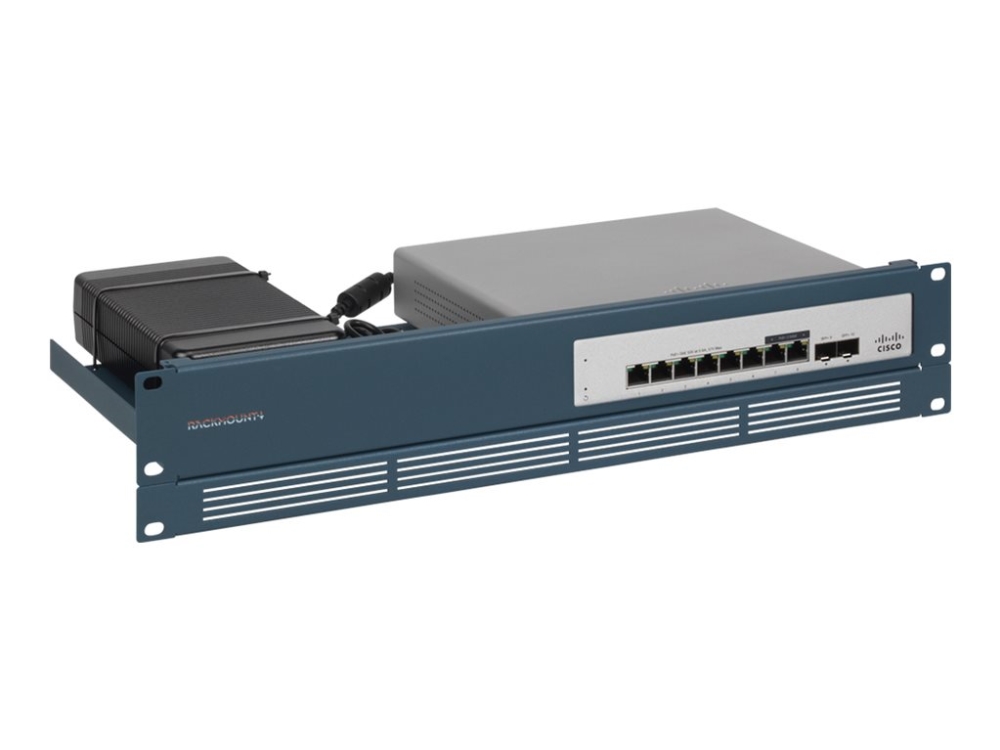 Rackmount.IT RM-CI-T18 - Monteringspakke for netværksudstyr - stativmonterbar - metalblå - 1.3U - 19