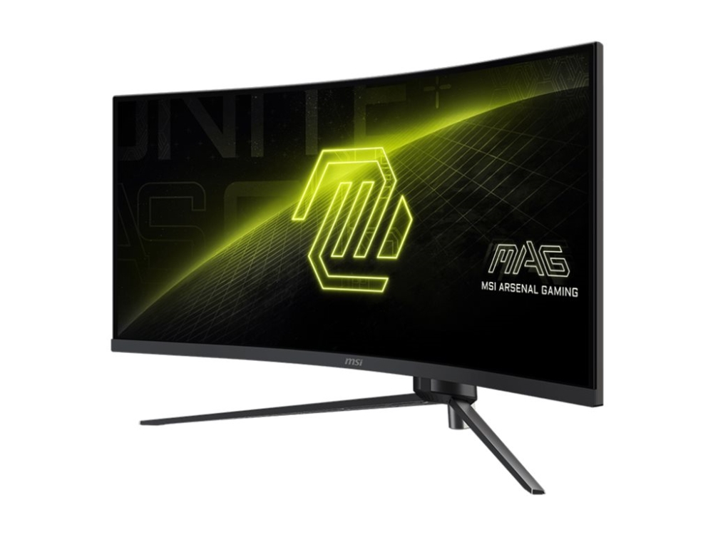 MAG 345CQR - LED-skjerm - gaming - buet - 34" - 3440 x 1440 UWQHD @ 180 Hz - VA - 300 cd/m² - 3000:1 - 1 ms - 2xHDMI, DisplayPort