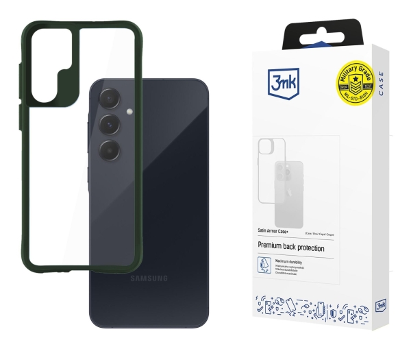 3Mk Satin Armor+ Samsung Galaxy A55 5G Gehäuse Grün