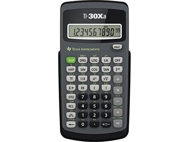 Texas Instruments TI-30Xa - Vetenskaplig kalkylator - 10 siffror - batteri