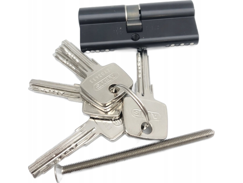 Abus D6XBK sylinterilukko, 35-40 mm, musta