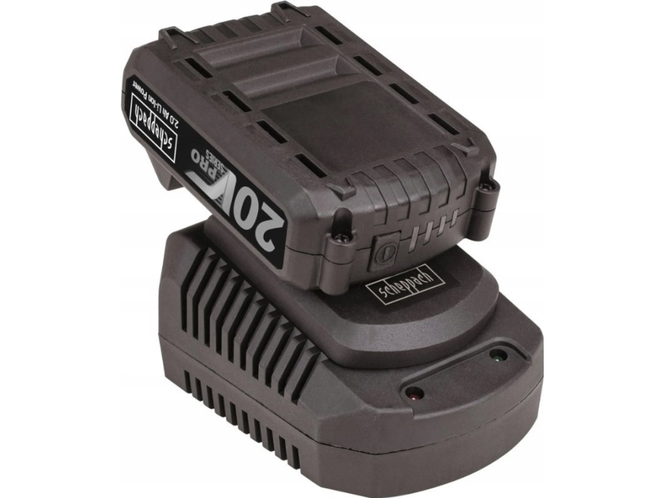 Sæt 1x20v 2 0ah Li Ion Batteri Og Oplader Gen Scheppach