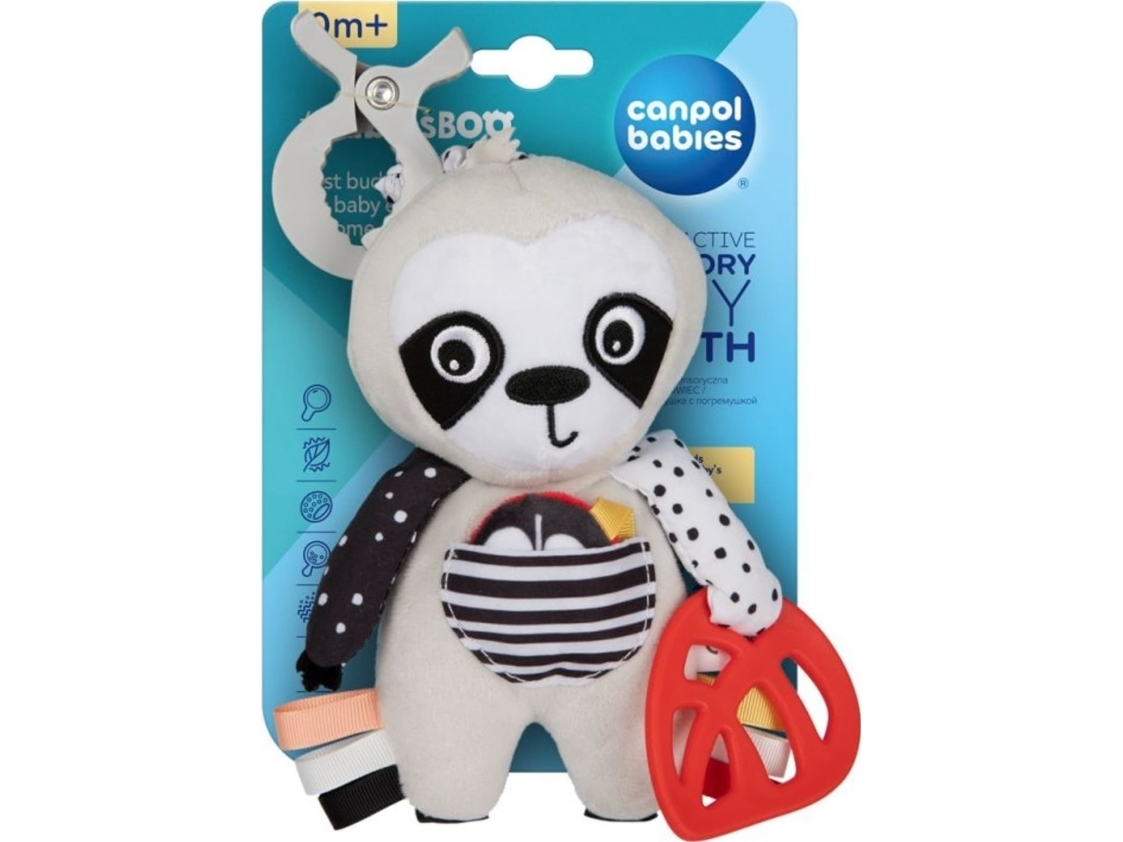 CANPOL BABIES interaktyvus sensorinis žaislas, BabiesBoo SLOTH, 68/090