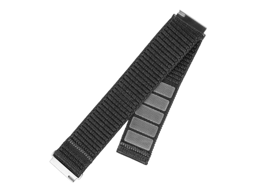 FIXED - Urrem for smart watch - nylon, quick release, 20 mm - 160-210 mm - mørkegrå