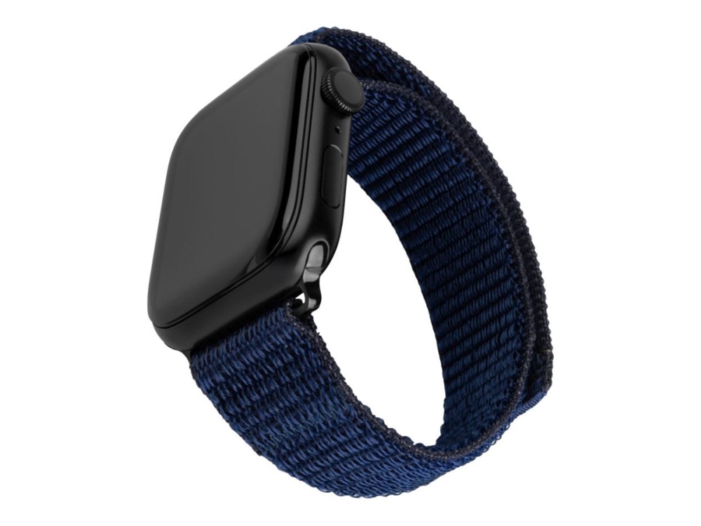 Festeinbau | Sportarmband Apple Watch 38/40/41Mm | 160-210 | Dunkelblau | Nylon