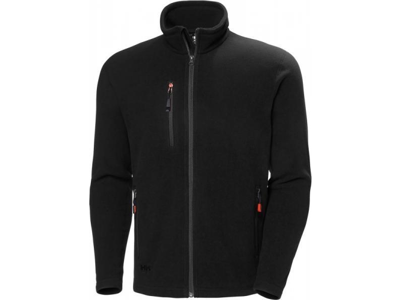 Fleecejakke Oxford 72026 sort 2XL