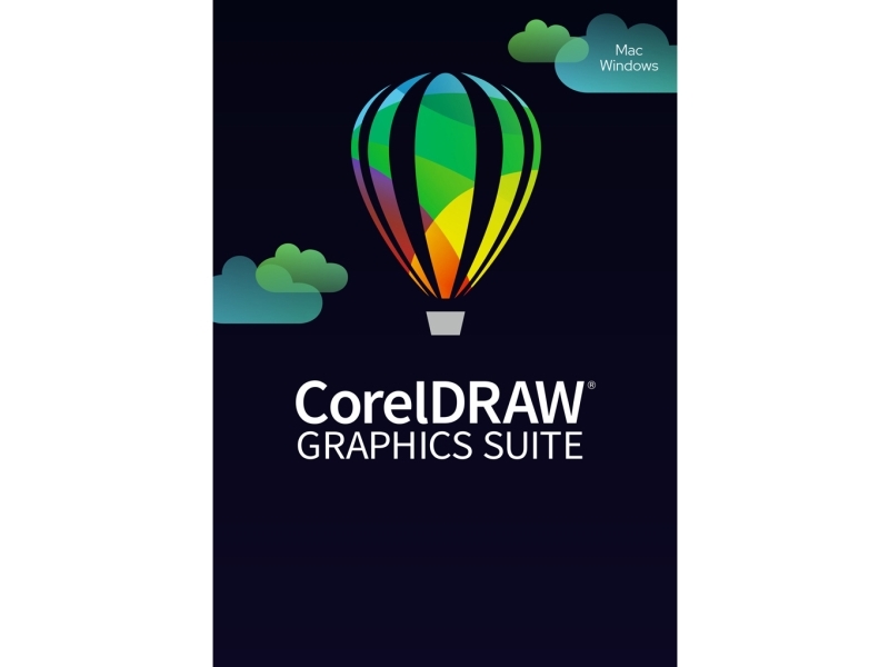 Corel CorelDraw Graphics Suite 365 (2023), Bildbehandlingsprogram, Tyska, 1 licens/-er, Låda, Graphics Suite 365 (2023), Windows 10, Windows 11 | Datortillbehör - Programvara - Multimedia | GameStuff