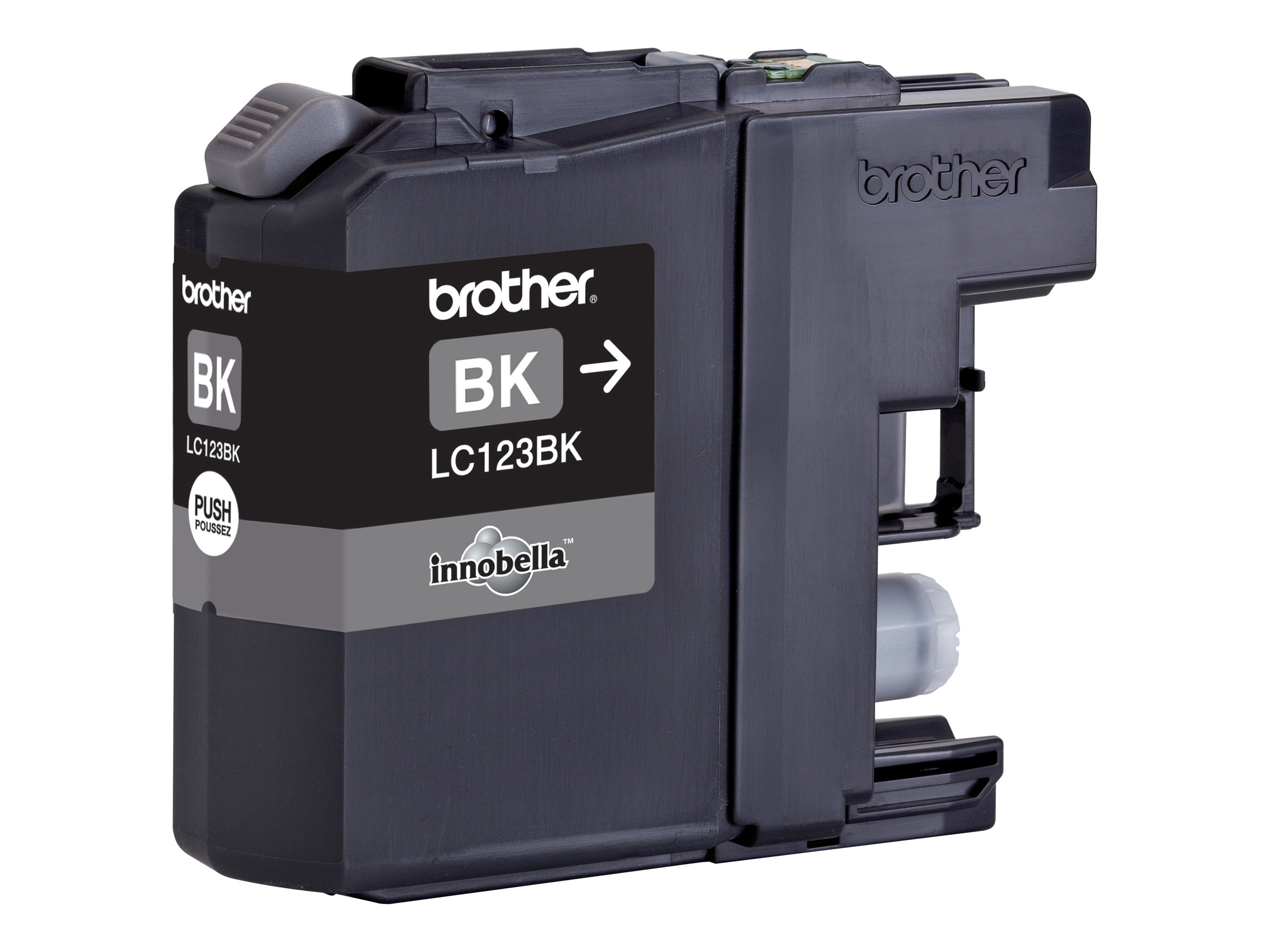 Brother Lc123bk - Højtydende - Sort - Original - Blækpatron - For Brother Dcp-J100, Dcp-J105, Dcp-J132w, Dcp-J4110dw, Dcp-J552dw, Dcp-J752dw