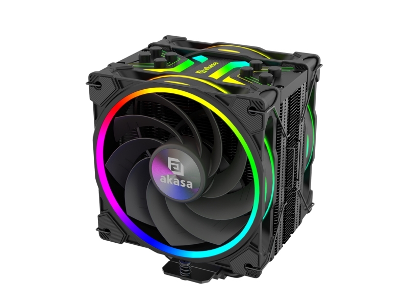 Akasa Akasa Chladič Cpu Soho H4 Plus Reverse Kit, Cpu Chladič + 120Mm Lüfter, Lga1700, Argb