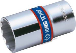King Tony 4230M, Sokkel, 1/2", Metric, 1 Hoved(Er), 33 Mm, Krom-Vanadium-Stål