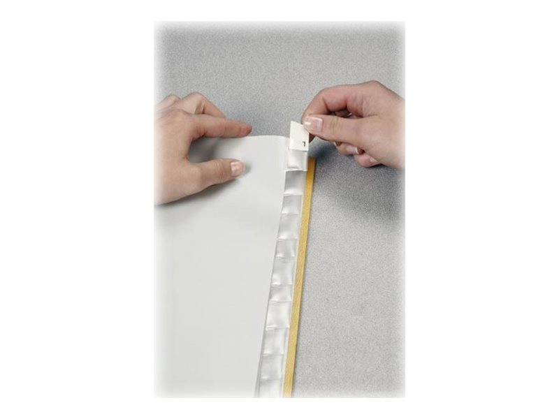 Leitz Register Blanko - Plastik - Grau - Weiß - Pappe - Leer - A4 (1274-00-00)