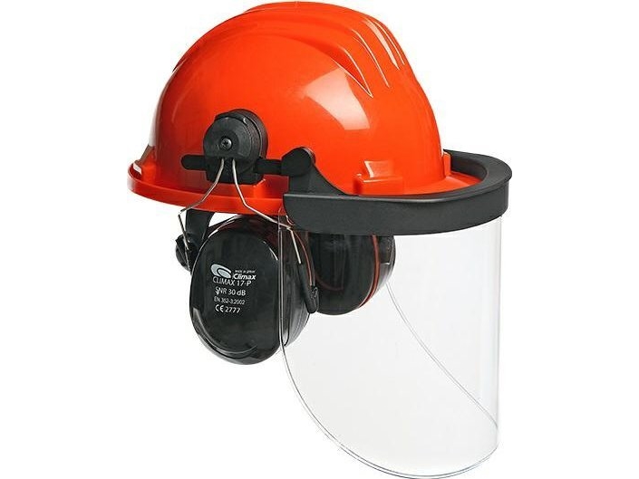 Climax CLIMAX PROTECTIVE HELMET WITH FACE SHIELD AND EARMUFFS 437-I | Kläder & Säkerhet - Säkerhetsutrustning - Säkerhetshjälm | GameStuff