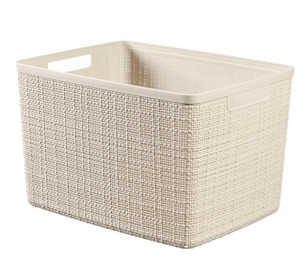 Curver Basket Jute L Creme Stylish Curver