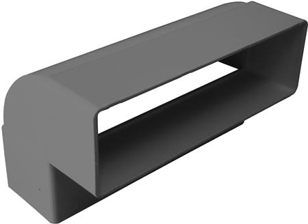 Färskplastsystem Rekt. böj 204x60 mm, 90°, vertikal. | Ventilation & Klimat - Annan ventilation och klimat - Övriga | GameStuff