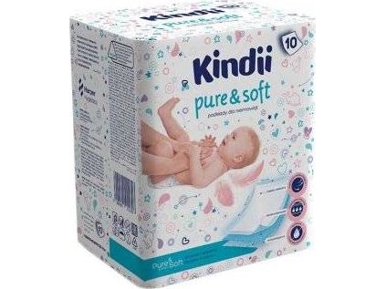 Kindii Pure & Soft engångs-babypads, 10 st | N - A | GameStuff