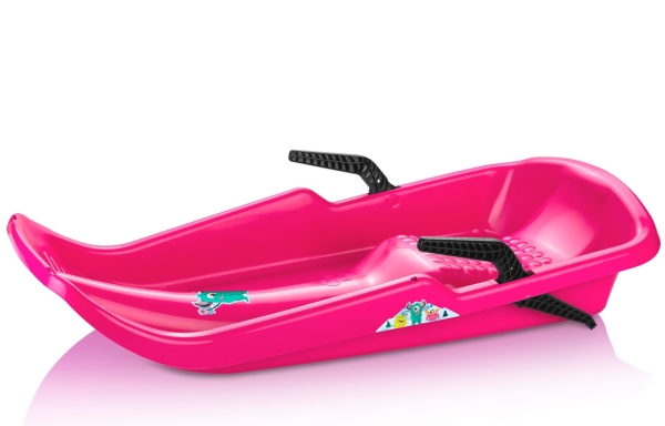 Twister Bob / Kälke med handbromsar, Monster Pink | Sport & Träning - Skidor/Snowboard - Skidor | GameStuff