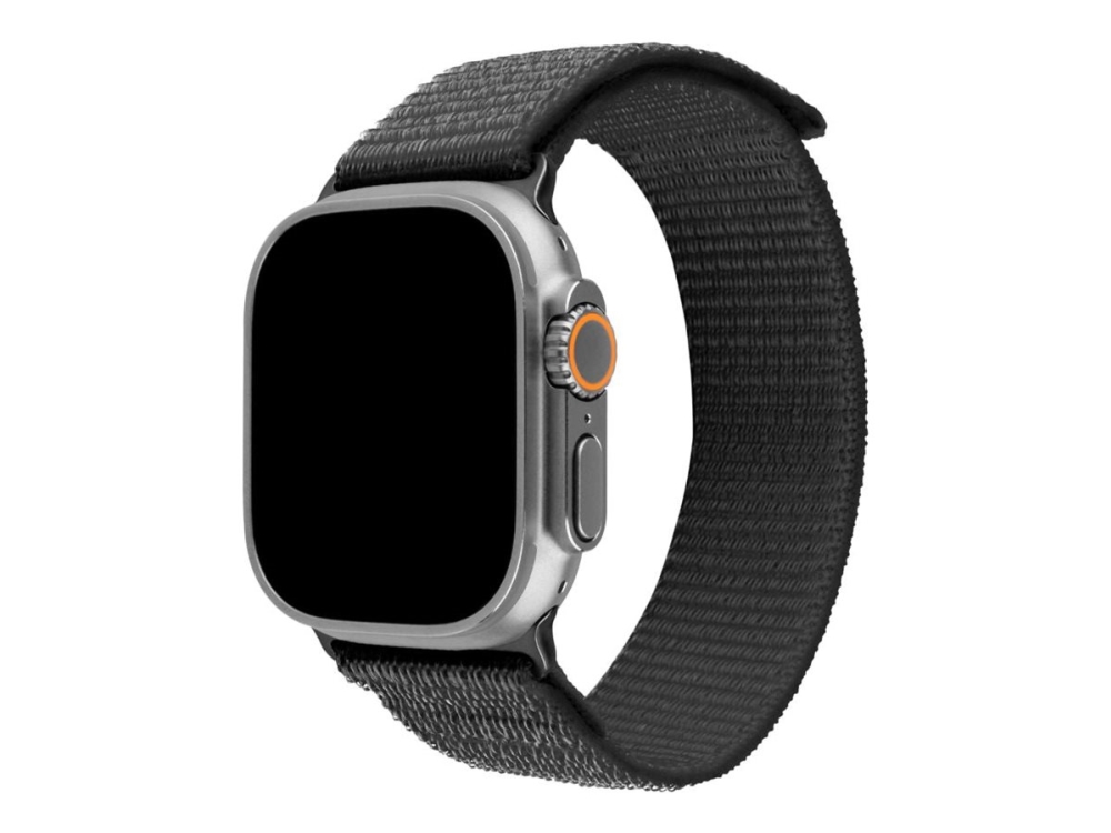Festeinbau | Sportarmband Apple Watch Ultra 49Mm | 160-210 Mm | Dunkelgrau | Nylon