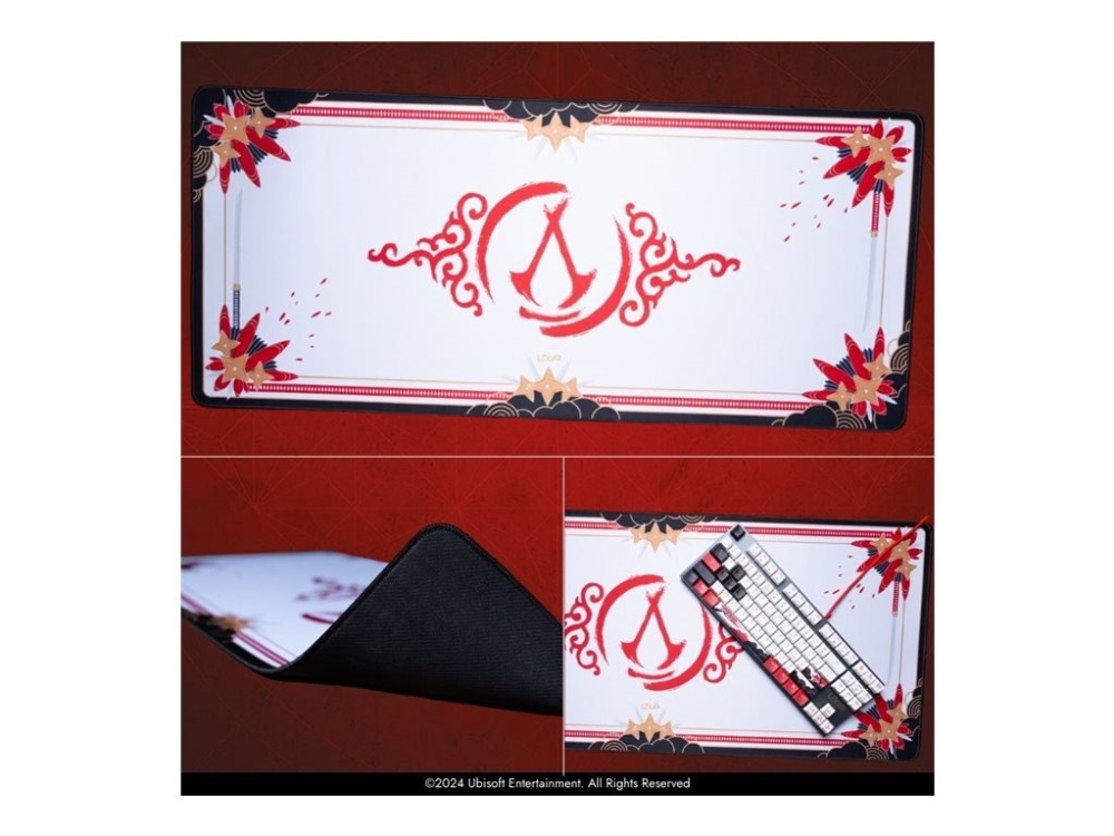 Lexip Initiate Bundle Mus 6 Knapper Kablet Usb A Sort Guld Rød Hvid Med Ubisoft Mouse Pad And Assassin  