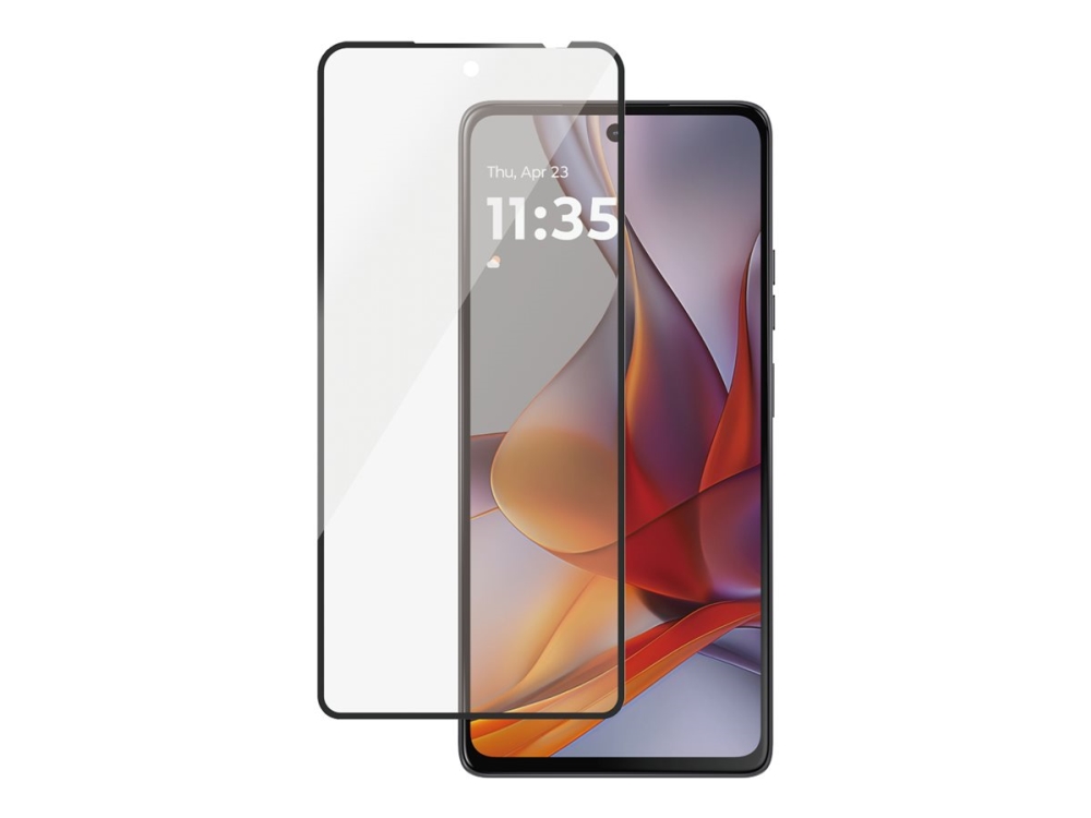 PanzerGlass - Skärmskydd för mobiltelefon - ultrabred passning - glas - ramfärg svart - för Motorola Moto G75 | Datorer & Surfplattor - Tillbehör till surfplattor - Covers & Väskor | GameStuff