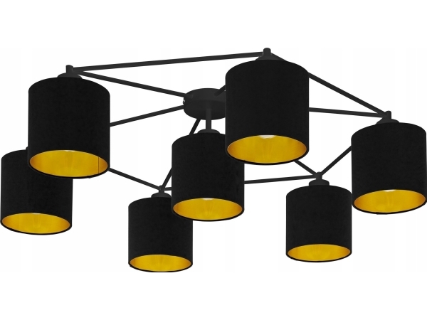 Eglo Staiti 7 Lampor E27 Svart