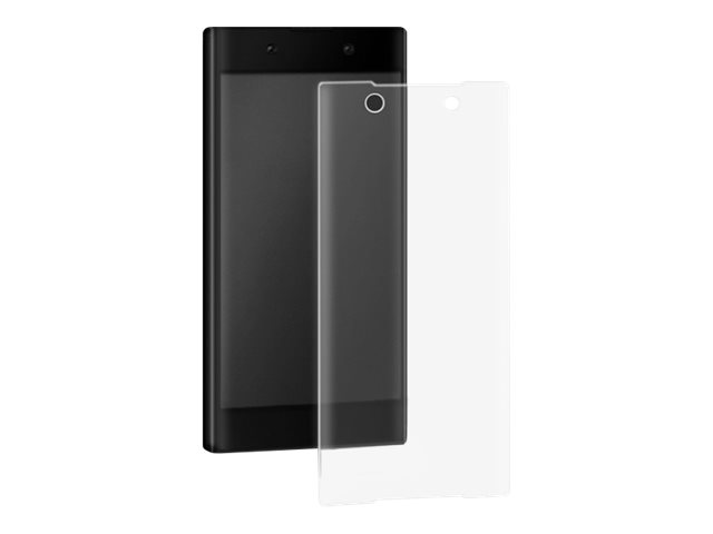 Qoltec Premium Tempered Glass Full Covered Skarmskydd För Mobiltelefon Glas 5  " Transparent För Sony Xperia Xa1