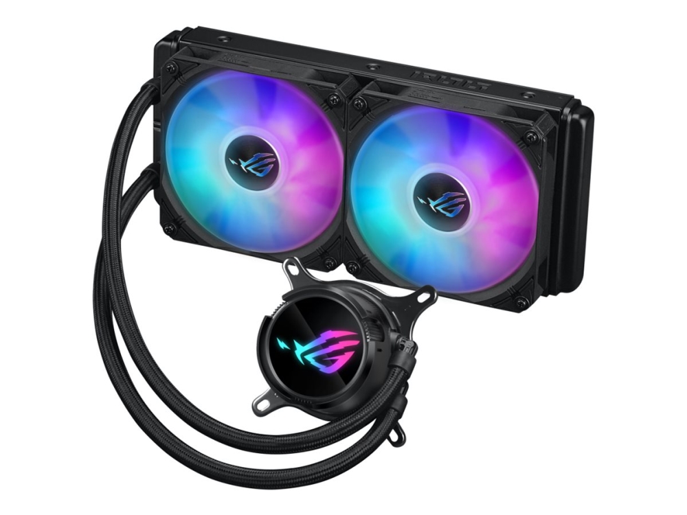 Asus Rog Strix Lc Iii 240 Argb - Processors Flydende Kølesystem - Radiatorstørrelse: 240 Mm - (For: Lga1700, Lga1200, Lga115x Socket, Am4, Am5) - Kob