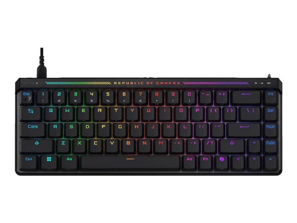 Tastatur Asus Asus Keyboard Rog Falchion Ace Hfx Mekanisk Magnetisk Kontakt Usb Us Sort