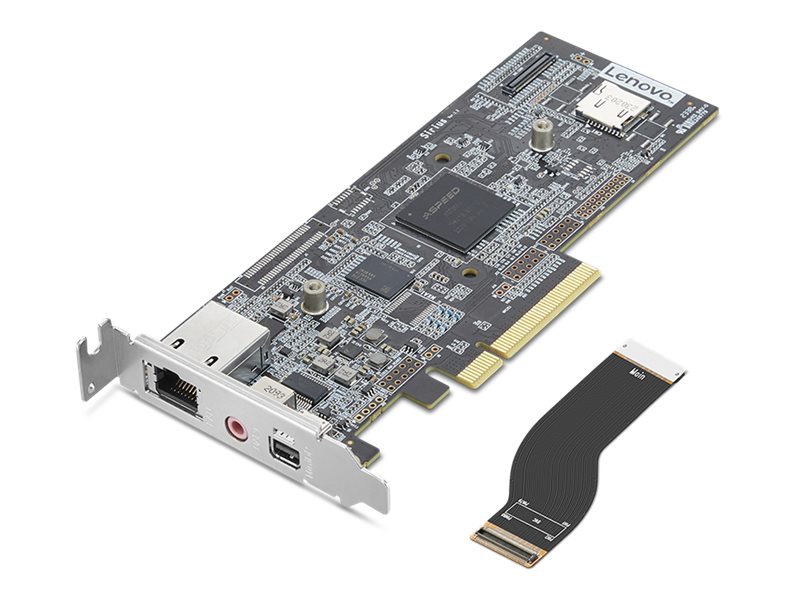 Lenovo Thinkstation Bmc Pcie Adapter - P3 Ultra Sff - Adapter For Fjernadministration - Pcie - Cru