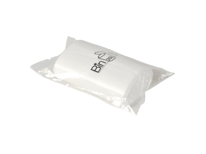 Hinkpåse med stjärnbotten, ABENA Bin-Line, 20 l, vit, LLDPE/virgin, 38,5x77 - (10 st) | Rengöring - Avfallshantering - Soppåsar | GameStuff