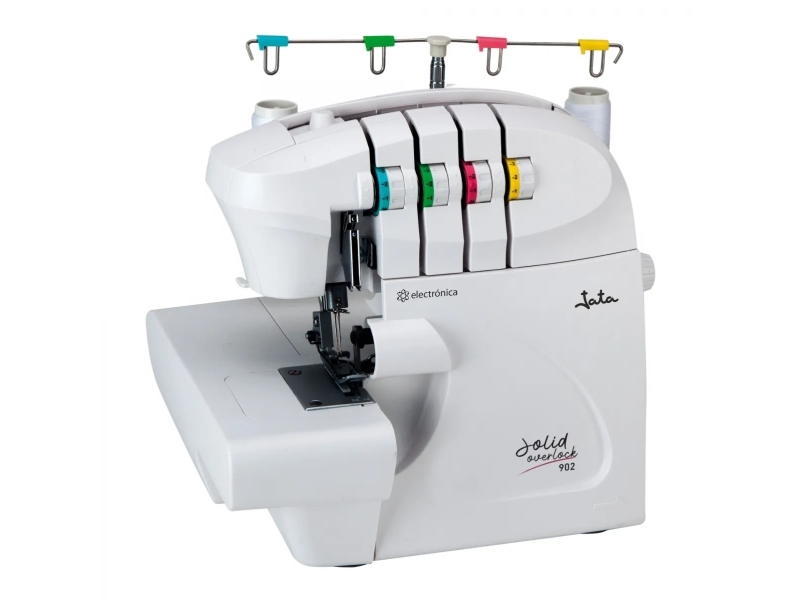 JATA OL902, Vit, Overlock symaskin, Overlock, Elektrisk, 90 W, 425 mm | Baby & barn - Sömnad, stickning & virkning - Symaskiner | GameStuff